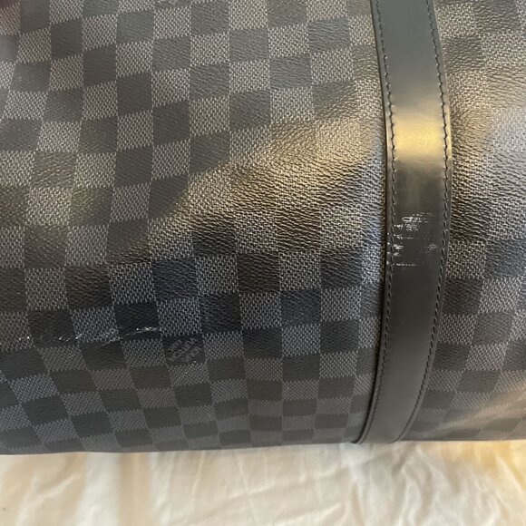 Keepall Bandoulière 55 - Only used 1 time, small marks on bag - see description - Picture 3 of 9